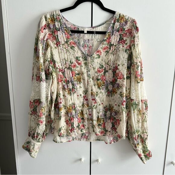 Loveshackfancy Merida Blouse in Beige - Picture 5 of 12